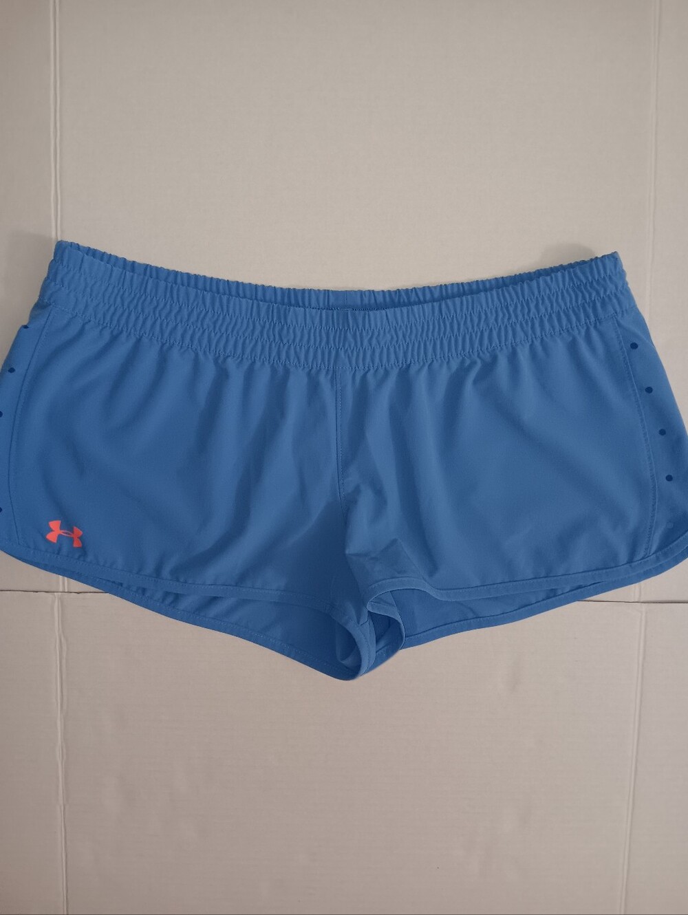 Under Armour  Bright Blue Mesh Athletic Running Shorts